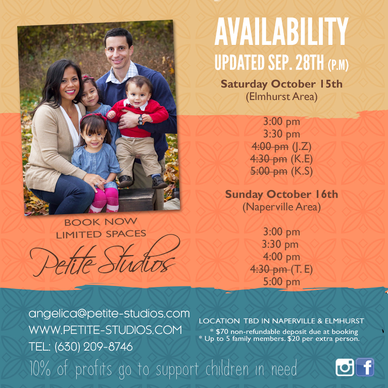 Fall Mini Sessions in Naperville and Elmhurst 